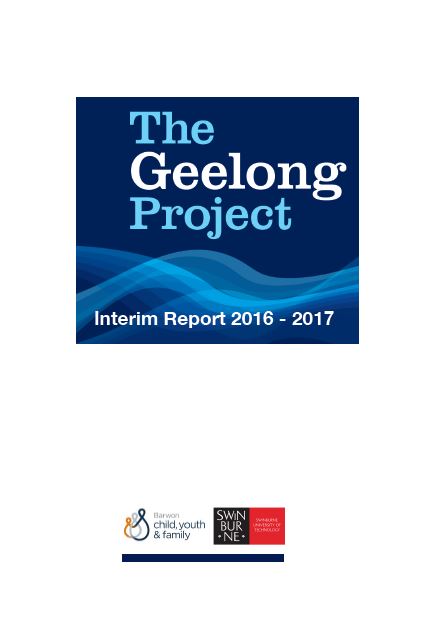 The Geelong Project: Interim Report 2016-2017